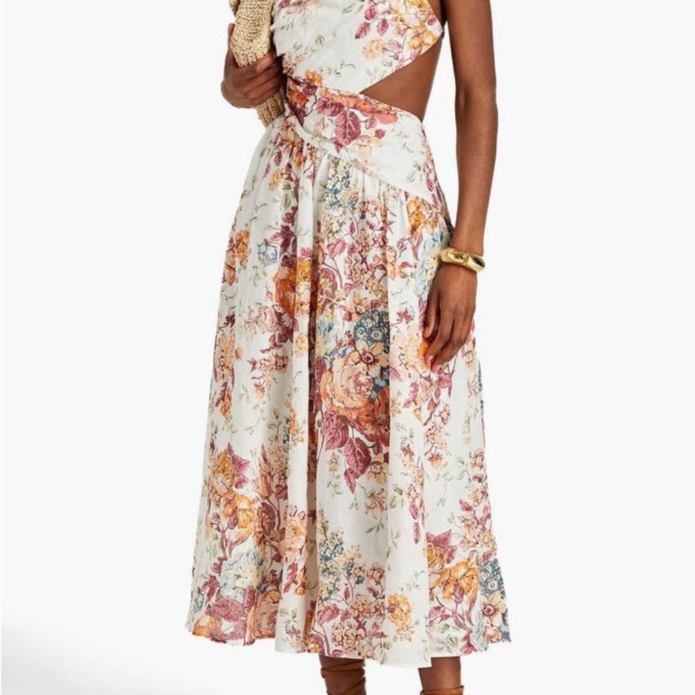 Zimmermann cutout floral print dress